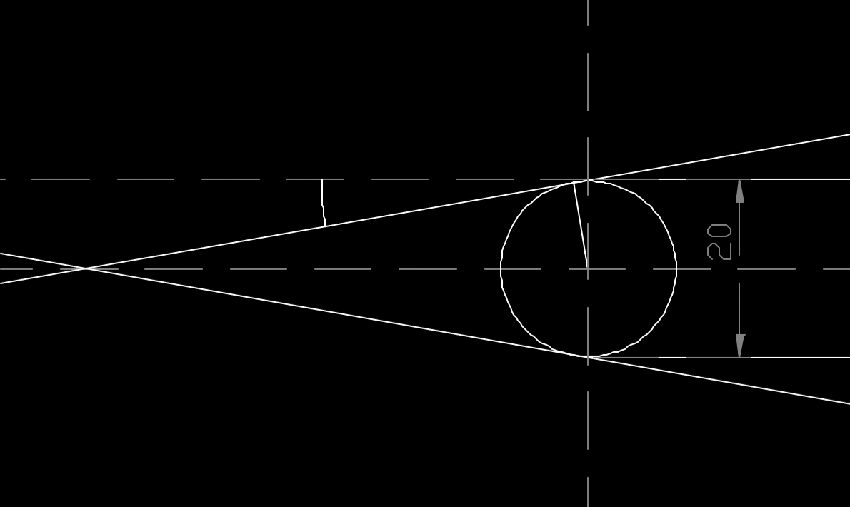 CAD drawing of pencil lead to determine optimal use