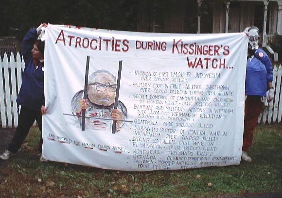 Banner: Atrocities on Kissinger's Watch