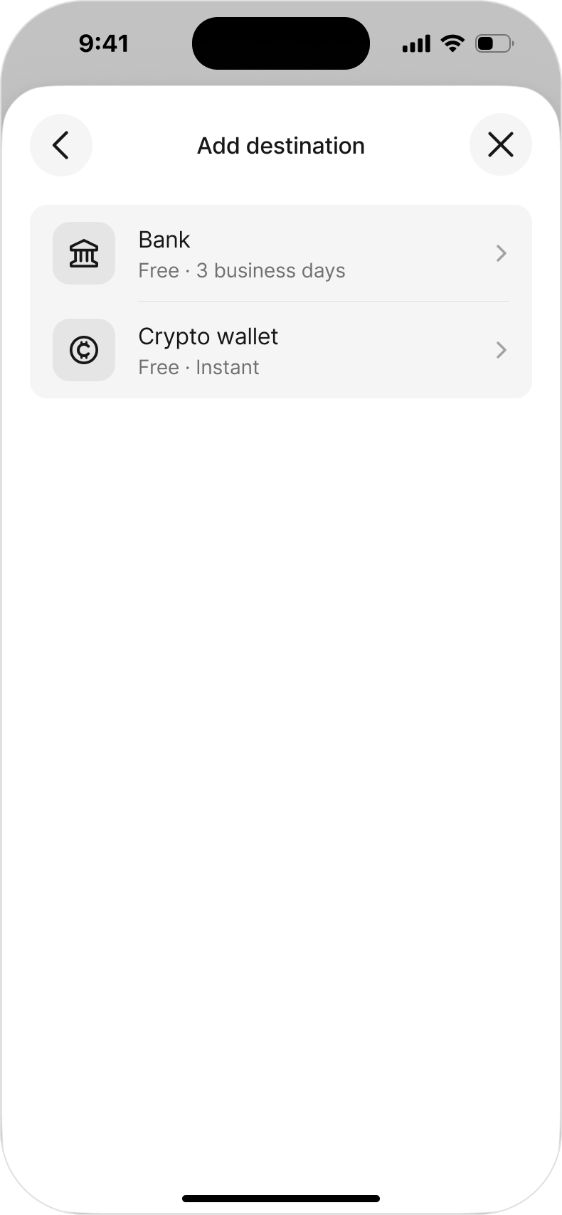 {% $link.brand_name %} payout withdrawal step 2