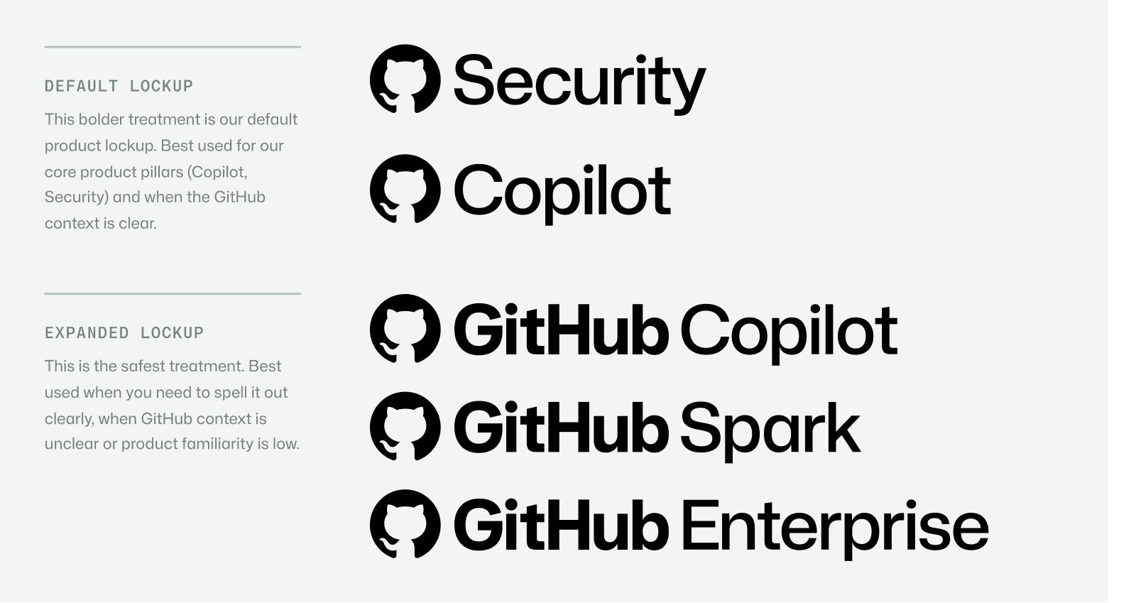 Product icon lockup examples