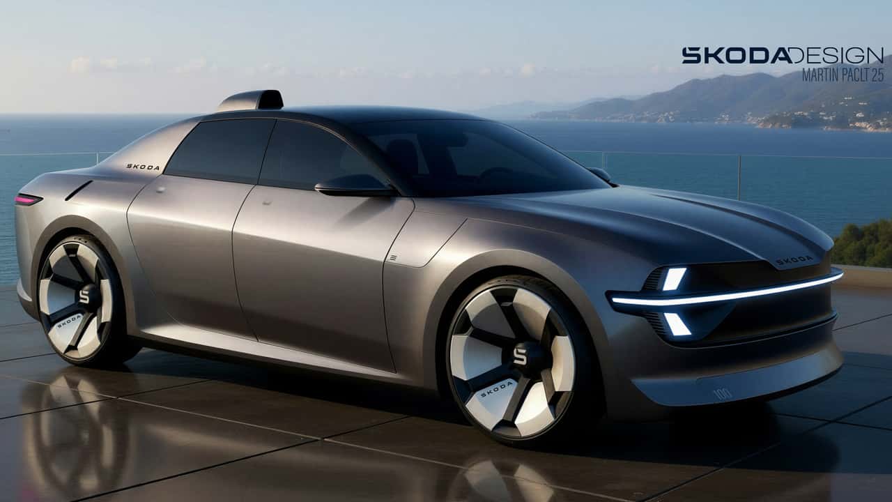 2025 Skoda 100 official rendering