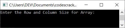 c++ two dimensional array program