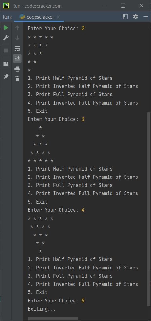 python pattern programming examples