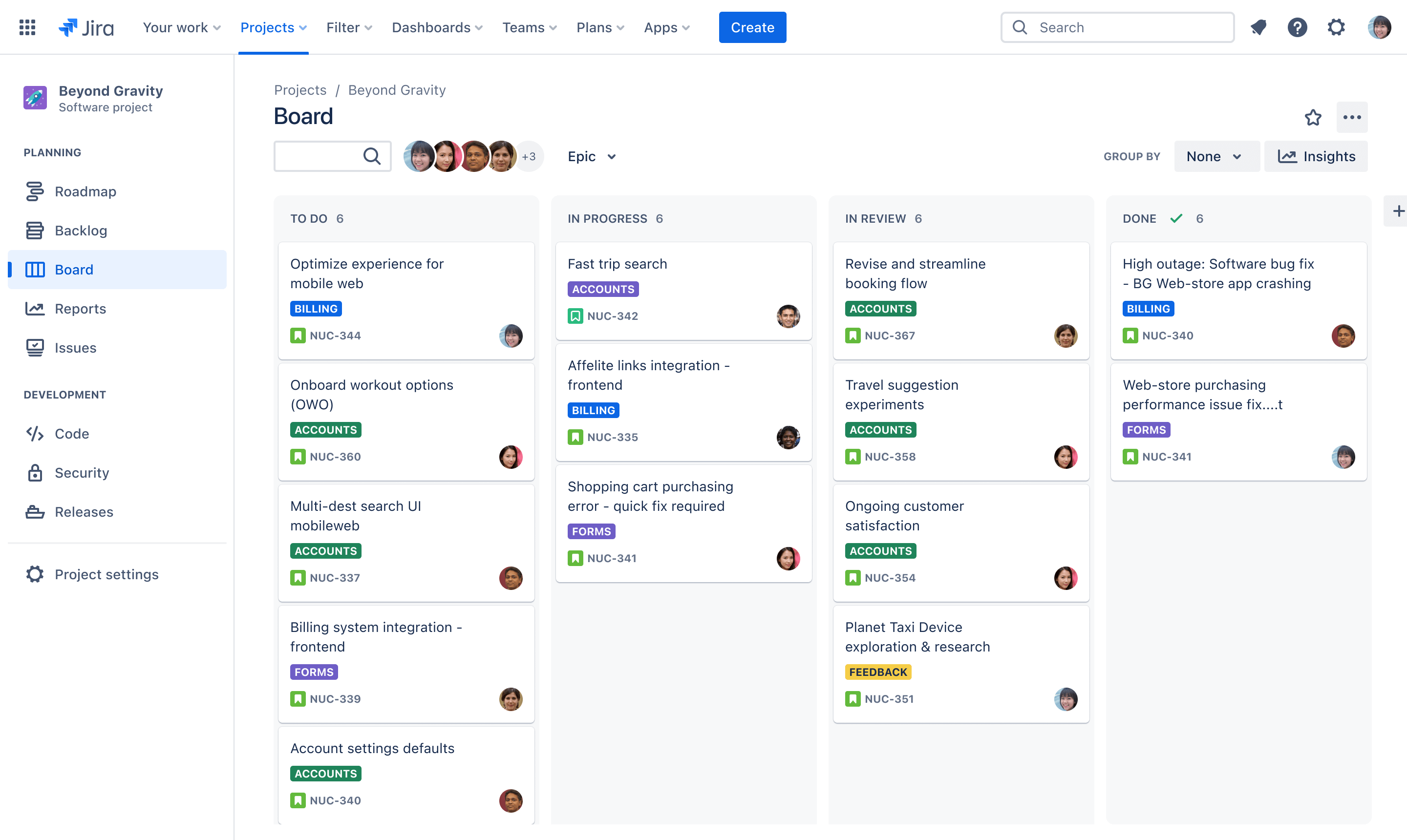Tableau Kanban.