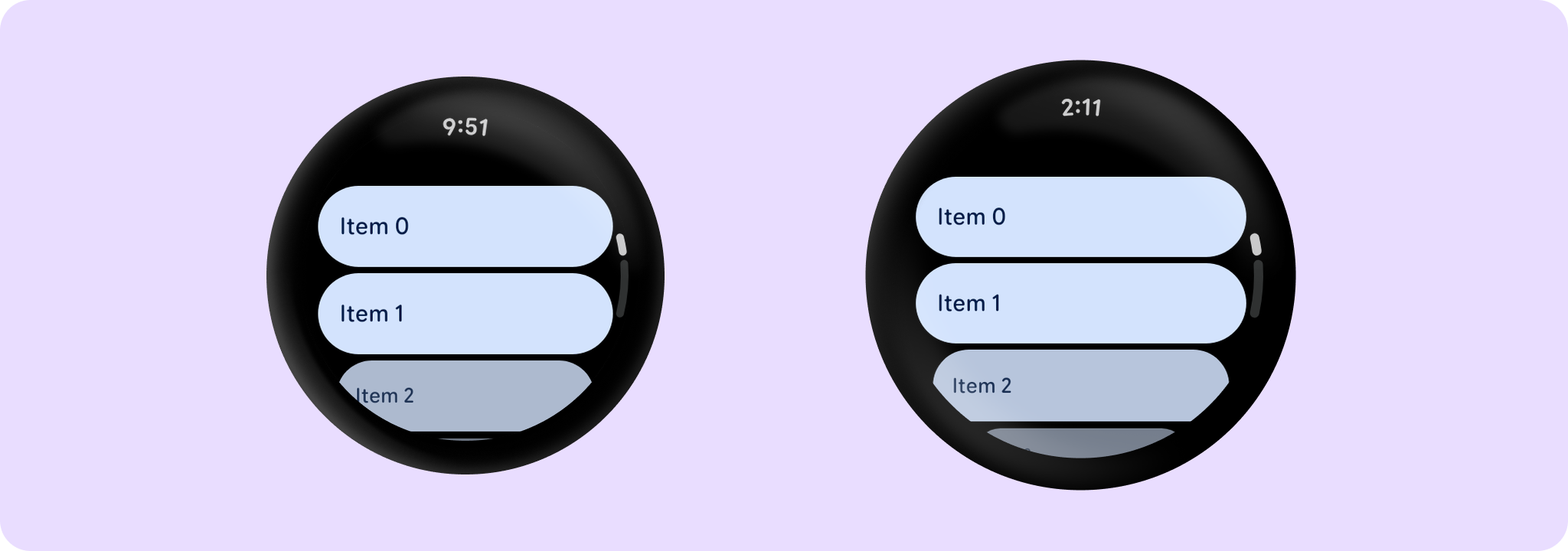 TransformingLazyColumnButtonsSample Composite
Image
