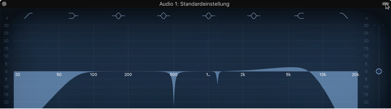 Abbildung. Symbol in der rechten oberen Ecke des Plug-In-Fensters