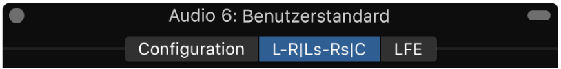 Abbildung. Erweiterter Plug-In-Header auf einem Mehrkanal-Effekt-Plug-In