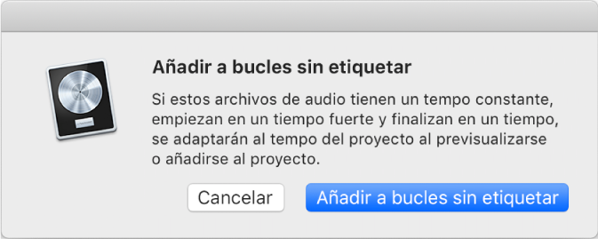 Ilustración. Cuadro de diálogo “Añadir a bucles sin etiquetar”.