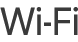 Het wifigespreksstatussymbool.