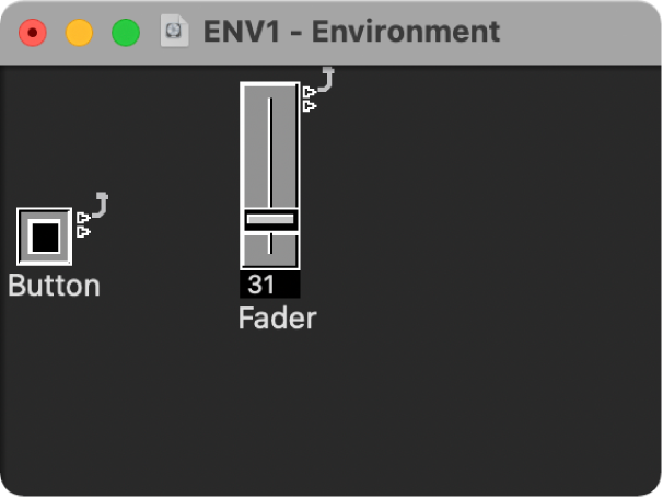 Abbildung. Anzeige eines rahmenlosen schwebenden Environment-Fensters