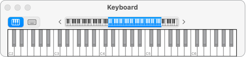 図。オンスクリーンキーボード。