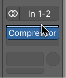 Figure. Placement du pointeur au-dessus ou en dessous d’un slot pour choisir un module.