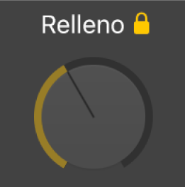 Ilustración. Potenciómetro Relleno del editor Drummer.