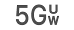 Icona d’estat de la xarxa 5G UW.