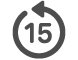 Le bouton « Retour rapide de 15 secondes »