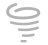 أيقونة تمثِّل الإعصار.