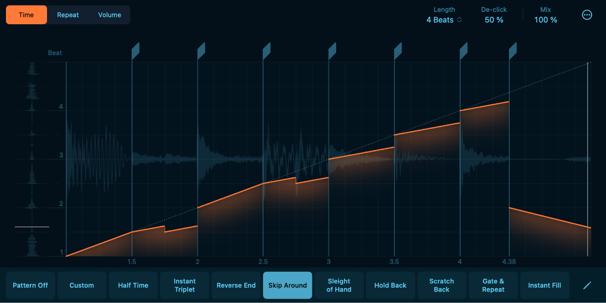 図。Beat BreakerのMain Editor。
