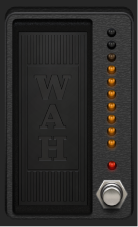 Ilustración. Ventana del stompbox Classic Wah.