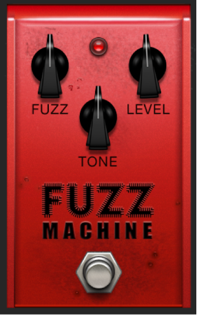 Ilustración. Ventana del stompbox Fuzz Machine.
