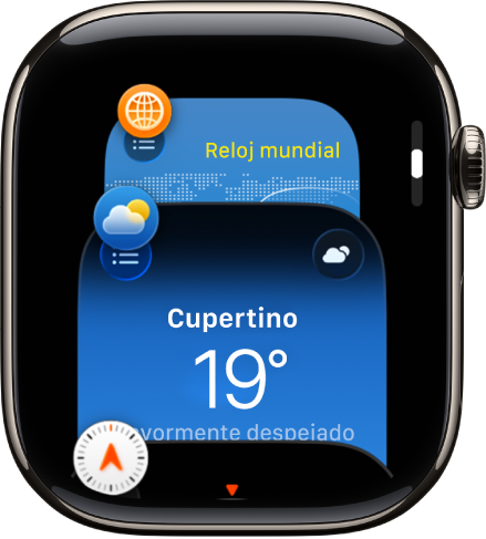 El selector de apps mostrando las tres apps usadas más recientemente.