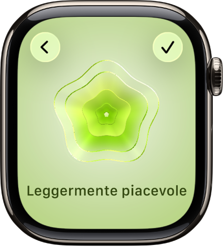 L’app Mindfulness che mostra uno stato d’animo.
