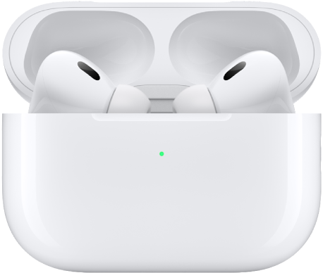 AirPods Pro 2 no estojo de carga.