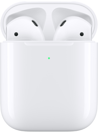 AirPods 1 no estojo de carga.