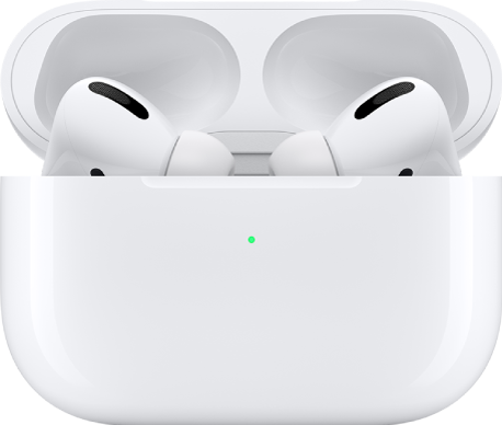 AirPods Pro 1 no estojo de carga.