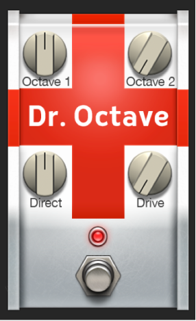 Ilustración. Ventana del stompbox Dr. Octave.