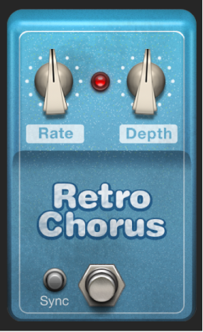 图。Retro Chorus 踏脚转盘窗口。