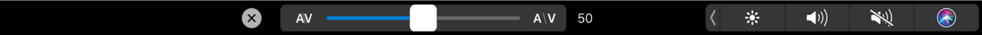 Options de crénage de texte dans la Touch Bar