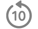 The Go Backward 10 Seconds button