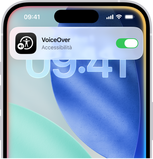 Sullo schermo di iPhone è visibile una risposta di Siri nella parte superiore dello schermo e un’impostazione che viene attivata.