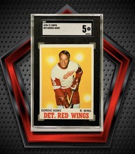 Gordie Howe *SGC 5* 1970-71 Topps Hockey #29 Detroit Red Wings NHL
