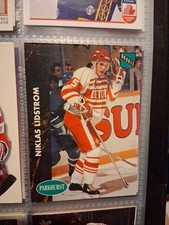 1991-92 Parkhurst - Nicklas Lidstrom #37 Name Misspelled as Niklas (RC)