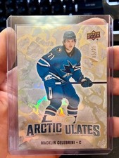 2024-25 Upper Deck ICE Macklin Celebrini /25 Arcticulates Gold SSP RC Rookie