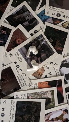 many different pictures are arranged on top of each other