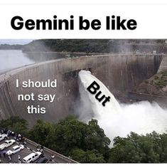 an image of a large waterfall with the words sag be like i should not say this