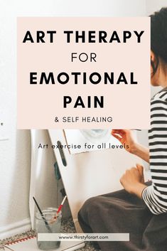Art Therapy for Emotional Pain / Self Healing — Thirsty For Art Self Healing Activities, Therapeutic Art Activities For Adults, Healthy Art, Anger Art Activity, Express Yourself Art, Art Healing, Art Therapy Exercises, Painting Emotions, Wellness Art