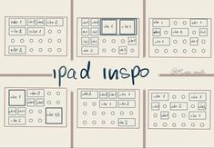 the words pad insp are written in different languages