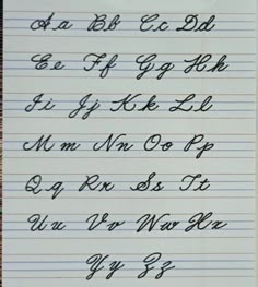 an old handwriting note with cursive writing on it