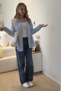 Casual College Outfits, Uni Outfits, Everyday Fashion Outfits, Look Di Moda, Casual Day Outfits, Outfit Inspo Casual, Looks Chic