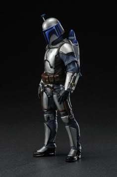star wars action figure boba fett from the movie, with armor and helmet