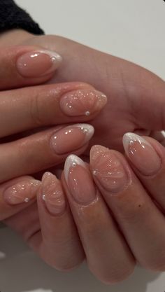 Unghie Ovali, Kutek Disney, Classy Acrylic Nails, Soft Nails, Girly Acrylic Nails, Short Acrylic Nails Designs, Neutral Nails, Dream Nails