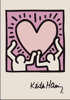 a drawing of two people holding a heart with the words ketta har on it