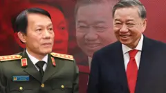Hình Bộ trưởng Công an Lương Tam Quang và Tổng Bí thư Tô Lâm