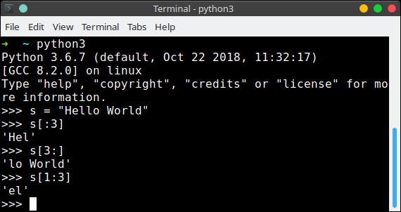 python strings
