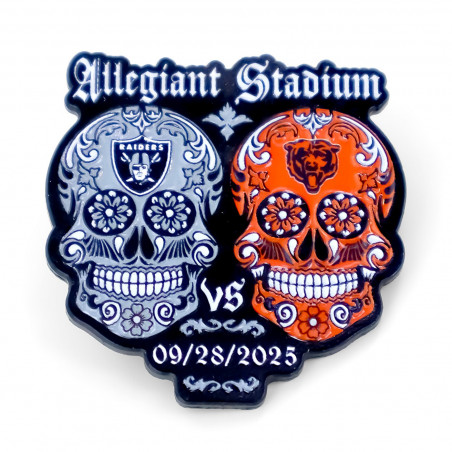RAIDERS VS. BEARS 2025 GAME DAY PIN