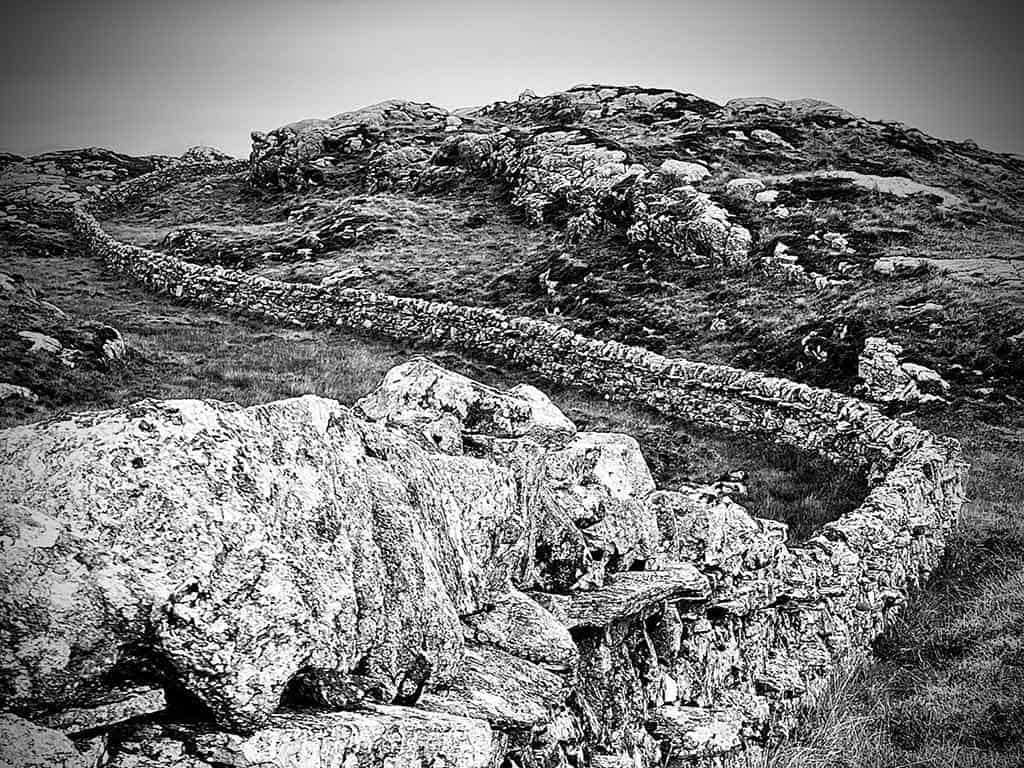 HOME 23 A winding stone wall heading off into the hills