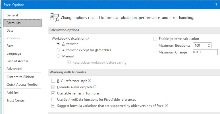 file-option-formulas window file-option-formulas window